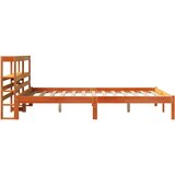  Okvir kreveta bez madraca voštano smeđi 140x190 cm od borovine | shoptok.hr
