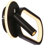 Candellux Lighting LED zidno svetlo MONET LED/13W/230V + LED/2W 3000/4000/6000K crna | Eponuda.com