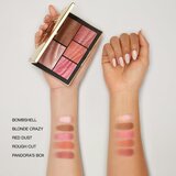 Nars Pure Luxury Light Reflecting Cheek & Eye Palette paleta sjenila za oči i rumenila nijansa LIGHT TO MEDIUM 17.4 g | shoptok.hr