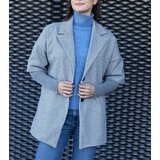 Gemre Gray coat with sweater sleeves Sameha | Shoptok.si
