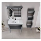 Hanah home Kupatilski ormarić sa umivaonikom i ogledalom (2 komada) Tivoli 100 696 Cene