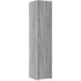 Maison Chic Visoka omara - Komoda - Predalnik siva sonoma 40x42,5x185 cm inženirski les, (21719041) | Shoptok.si