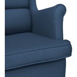 Stolica za ljuljanje 74x90x102 cm od tkanine plava | shoptok.hr