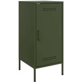 vidaXL Komoda 2 kosa olivno zelena 36x39x79 cm hladno valjano jeklo | Shoptok.si