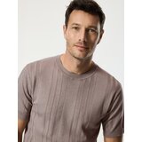 Reserved Majica regular fit s lyocellom - bež | shoptok.hr