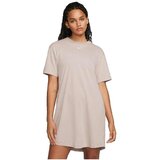Nike Kratke obleke Robe Essentielle Oversize Bež | Shoptok.si