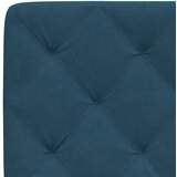  Krevet s madracem plavi 140x200 cm baršunasti | shoptok.hr