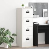 Kabinet za datoteke s ladicama Bijelo 45,5 x 42 x 139 cm Cijene
