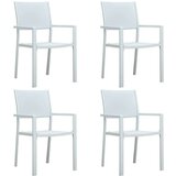 5-dijelni vrtni blagovaonski set bijeli | shoptok.hr