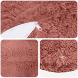 Presvlaka za jastuk 2 pcs HEERLEN Ružičasta Ø 30 cm PV flis | shoptok.hr