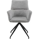 Bessagi Home Naslanjač Paolo, Siva, Vrtljiv | Shoptok.si