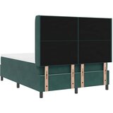  Krevet s opruga kutije Tamnozelena 160 x 200 cm Baršun | shoptok.hr