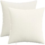  Presvlaka za jastuk 2 kom. HEERLEN Krem 30 x 30 cm Kord - Krem 30 x 30 cm 2 | shoptok.hr