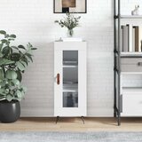 vidaXL Komoda sjajna bijela 34 5 x 34 x 90 cm od konstruiranog drva | shoptok.hr