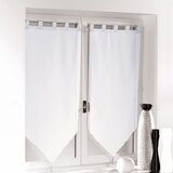 Douceur d intérieur Bele prosojne zavese v kompletu 2 ks 60x120 cm Voiline – Cene