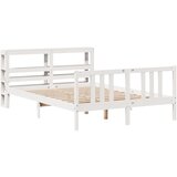 vidaXL Okvir za krevet s uzglavljem bijeli 150 x 200 cm borovina Cijene