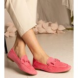 D/CEO UR/CEO Pink perforated women's moccasins with decoration Mensory | Eponuda.ba