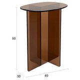 Zuiver Steklena stranska mizica 30x40 cm Linea – | Shoptok.si