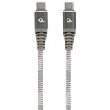 Gembird CC-USB2B-CMCM100-1.5M 100W Type-C Power Delivery (PD) premium charging & data cable, 1.5m Cene