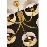 Jupiter 2097 - Luster na lancu ARTHUR 5xE27/15W/230V bela/zlatna/mramorni dekor | Eponuda.com