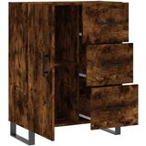 vidaXL Komoda boja dimljenog hrasta 69 5x34x90 cm konstruirano drvo | shoptok.hr