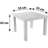 Mömax klubska mizica nora, siva | Shoptok.si