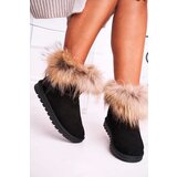 Boto Women's Leather Snow Boots With Eko Fur Black Alexa | ePonuda.com