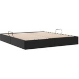 Krevet s od storage s pohranom Crna 193 x 203 cm Umjetna koža | Eponuda.com