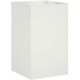  Vrtna saksija 2 kom. Bijela 30 x 30 x 50 cm Čelična vrata | shoptok.hr
