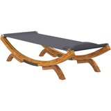  ležaj 100x188,5x44 cm masivno savijeno drvo antracit | Eponuda.com