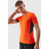 4f Men's Sports T-Shirt Slim Made of Recycled Materials - Orange cene