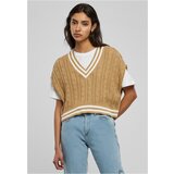 UC Ladies Ladies Cropped Knit College Slipover unionbeige | shoptok.hr