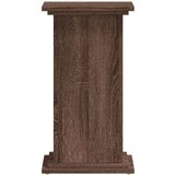 vidaXL Stojalo za rastline rjavi hrast 33x33x60 cm inženirski les | Shoptok.si
