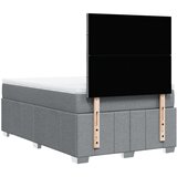  Krevet s oprugama i madracem svjetlosivi 120x190 cm od tkanine | shoptok.hr