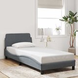  Okvir za krevet Dover tamnosivi 90x200 cm baršunasti | shoptok.hr