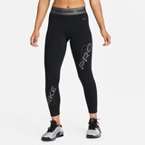 Nike Športne hlače 'Pro Dri Fit' siva / črna Cene