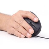 Gembird Miška vertikalna optična USB črna MUS-ERGO-01 | Shoptok.si