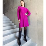  Dark pink shimmering midi dress Kadyra | shoptok.hr