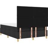  Krevet s opruga kutije s jastukom Crna 200 x 160 cm tkanina | shoptok.hr