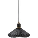 Halo Design 744084- Visilica na sajli PARIS 1xG9/28W/230V prečnik 24 cm crna/mesing/hrast | Eponuda.com