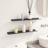  Lebdeća polica Zidne 2 pcs Antracit 60 x 8,5 x 2,5 cm Čelik | Eponuda.ba