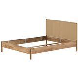 Vipack Zakonska postelja iz masivnega hrasta brez letvenega dna 160x200 cm v naravni barvi Olive Rope – | Shoptok.si