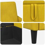 SOFA s pohranom Žuta 72 x 78 x 87 cm Poliester | shoptok.hr