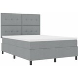  s opruga kutije Svijetlo siva 160 x 200 cm tkanina | shoptok.hr