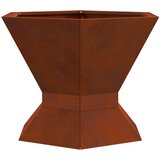  Kamin Smeđa 50 x 50 x 40 cm Čelik otporan na vremenske uvjete | shoptok.hr