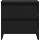  Noćni ormar s ladicama 2 pcs Crni hrast 45 x 34 x 44,5 cm | Eponuda.com