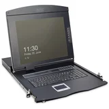 17 LCD KVM Console, 8-Port VGA, US Keyboard