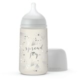 Suavinex flašica 270Ml fiz. s srednji protok siva | ePonuda.com