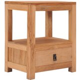 The Living Store Nočna omarica 40x30x50 cm trdna tikovina - Nočna Omarica, (21432965) Cene