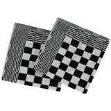  Set ručnika od 20 komada crno-bijeli pamučni | shoptok.hr